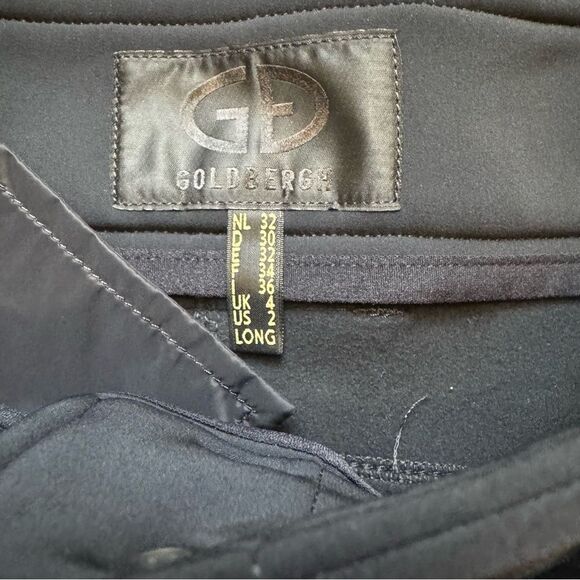 Goldbergh Pippa Ski Pants Waterproof Black NWT US 2 Long - Picture 4 of 9